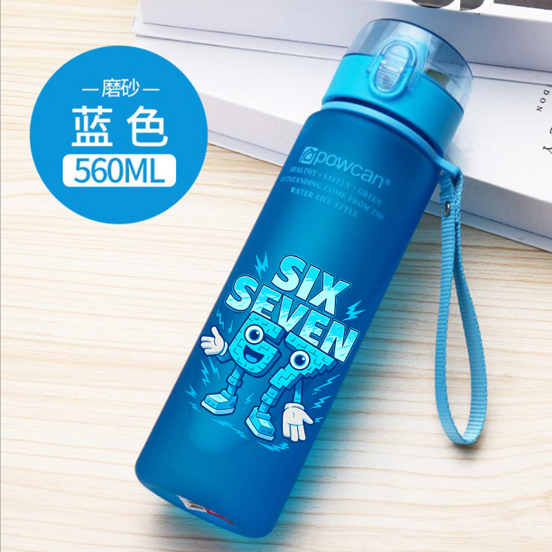 Kids Outdoor Movies - Botol Minum Sedotan 650ML Six Seven