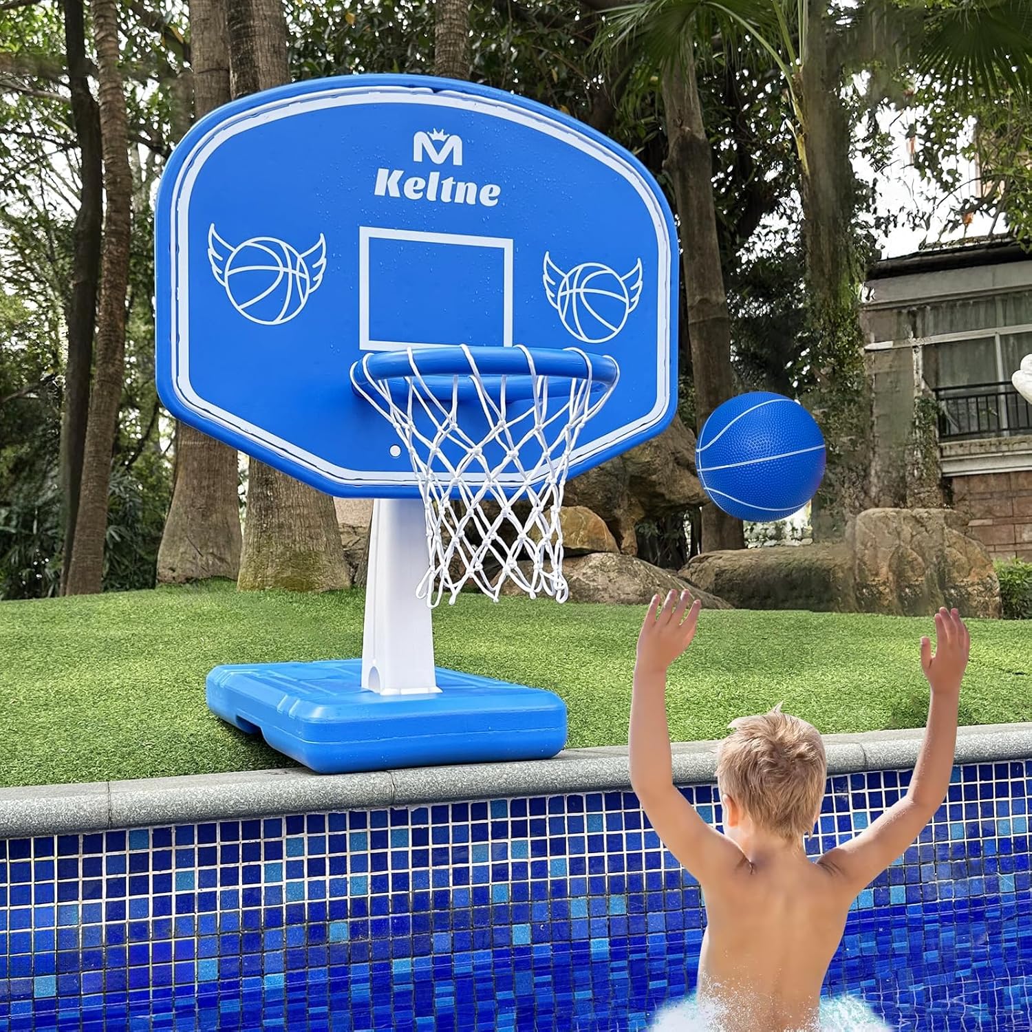 Kids Outdoor Games - Ring Basket Kolam Renang Besar dengan