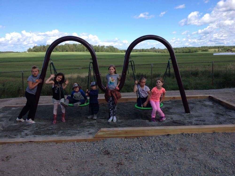 Kids Outdoor Swing Chair - Ayunan Taman untuk Anak-Anak yang Diekspor