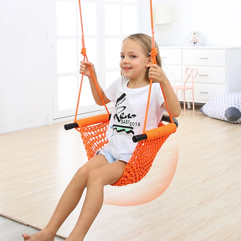 Kids Outdoor Hammock Swing - Ayunan Sarang Hammock Anak-anak, Mainan Tenun