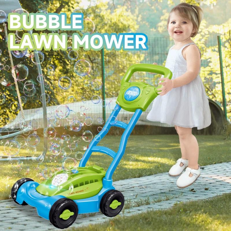Kids Outdoor Lawn Mower - Mesin Gelembung Mainan Pemotong Rumput untuk