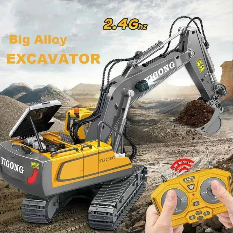 Kids Outdoor Dump Truck - Mainan Mobil Remote Control Anak-anak, Excavator
