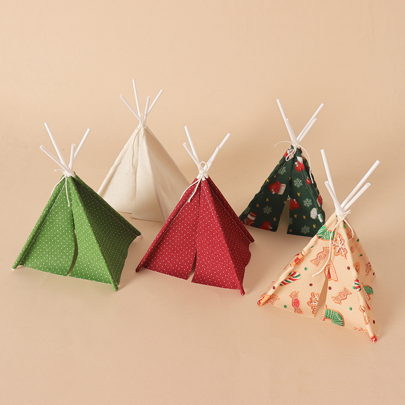 Kids Outdoor Teepee - Tenda Kemah Natal Mini untuk Rumah