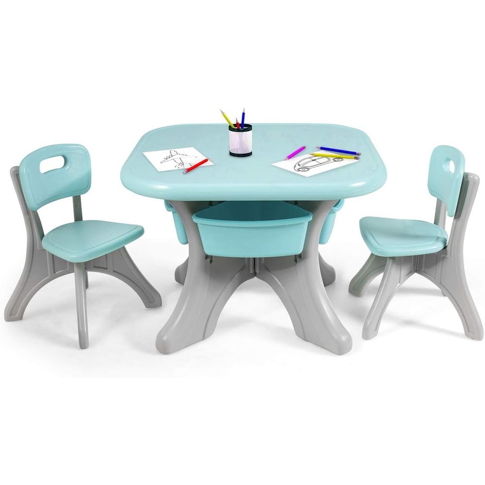 Kids Outdoor Table And Chair Set - Meja dan Kursi Anak, Set Meja