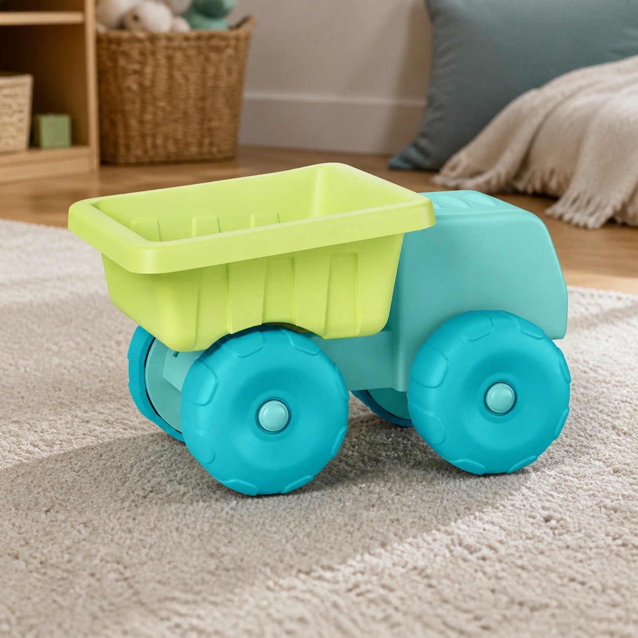Kids Outdoor Dump Truck - Truk Sampah Mainan Pasir, Kendaraan Bermain