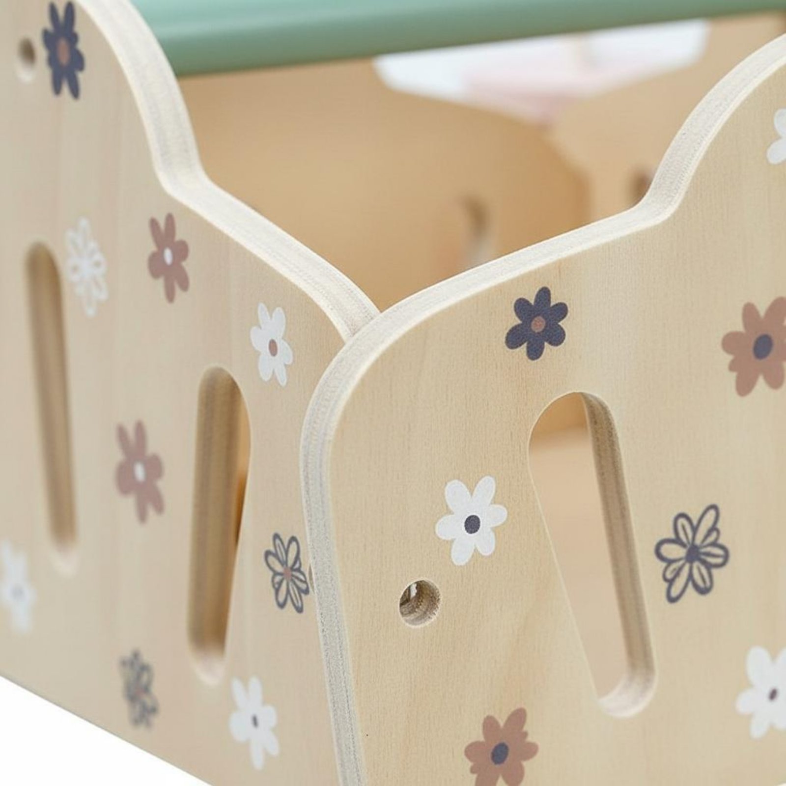 Kids Outdoor Wooden Playset - Keranjang Makan Kayu untuk Luar Ruangan,