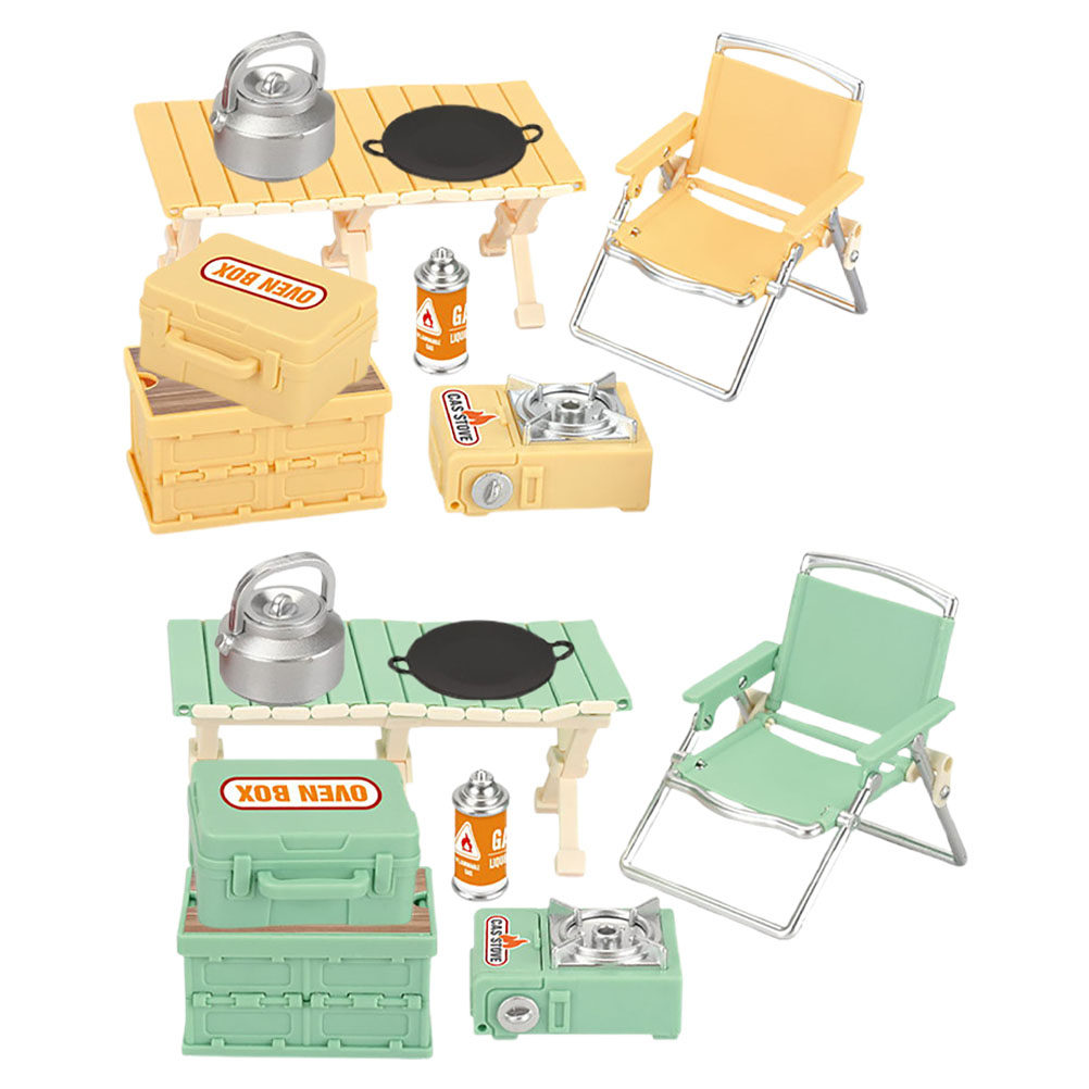 16Pcs Set Meja dan Kursi Lipat - Kids Outdoor Table And Chair Set ulasan dan harga