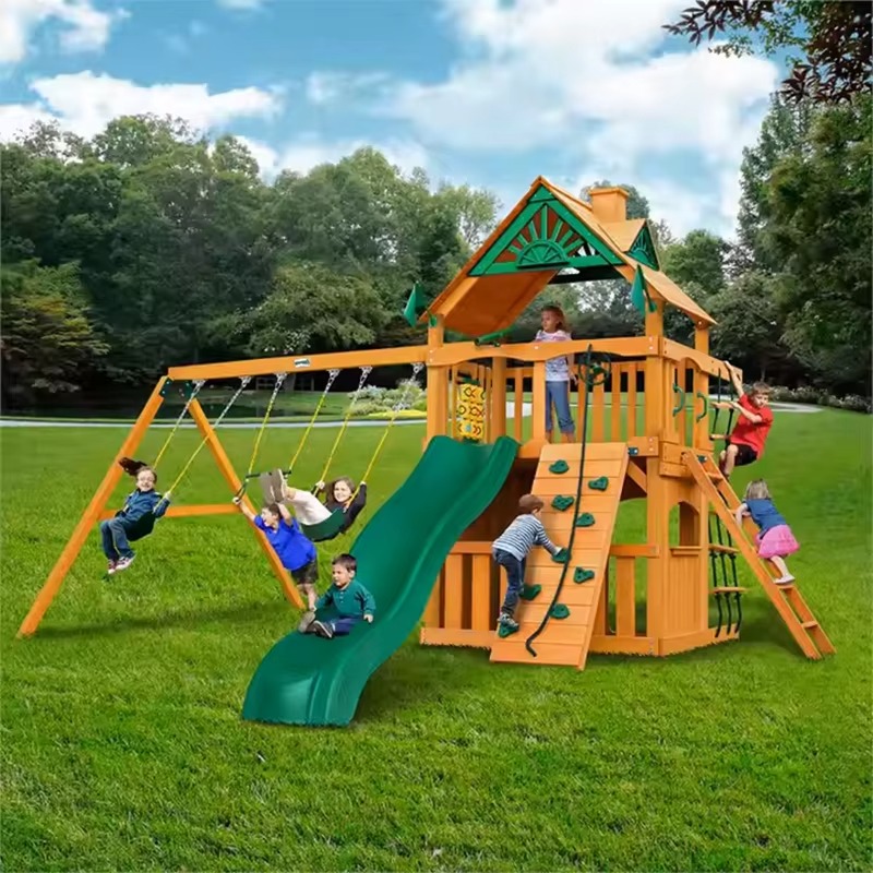 Wahana Permainan Anak Taman Hi - Kids Outdoor Wooden Playset ulasan dan harga