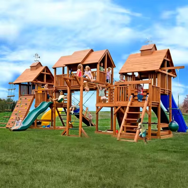 Wahana Permainan Anak Taman Hi - Kids Outdoor Wooden Playset ulasan dan harga