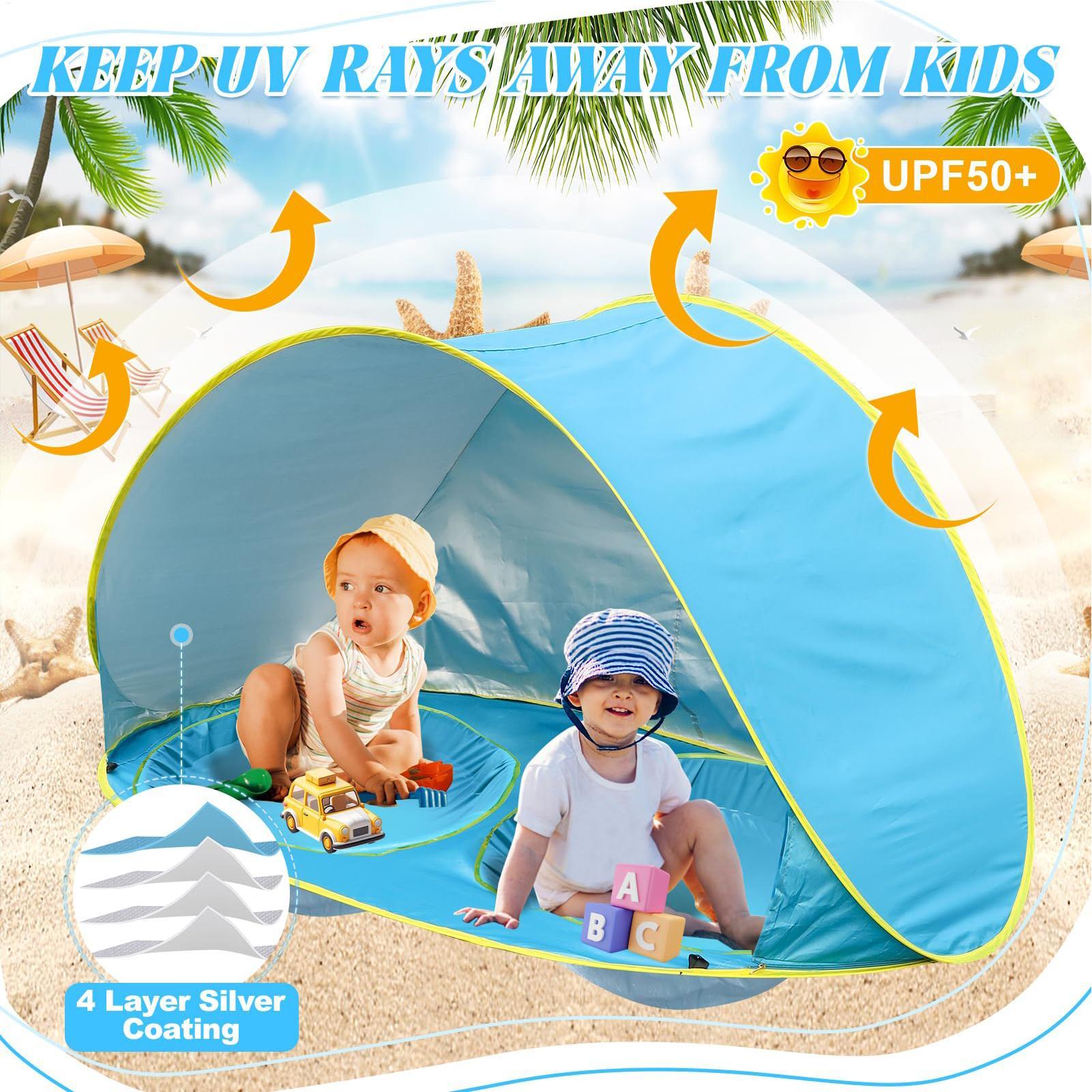 Tenda Pantai Anak dengan Kolam - Kids Outdoor Tent ulasan dan harga