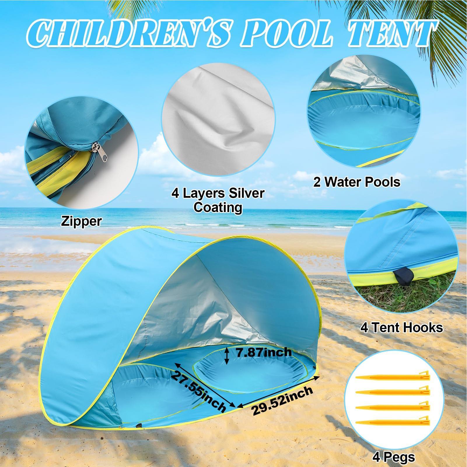 Tenda Pantai Anak dengan Kolam - Kids Outdoor Tent ulasan dan harga