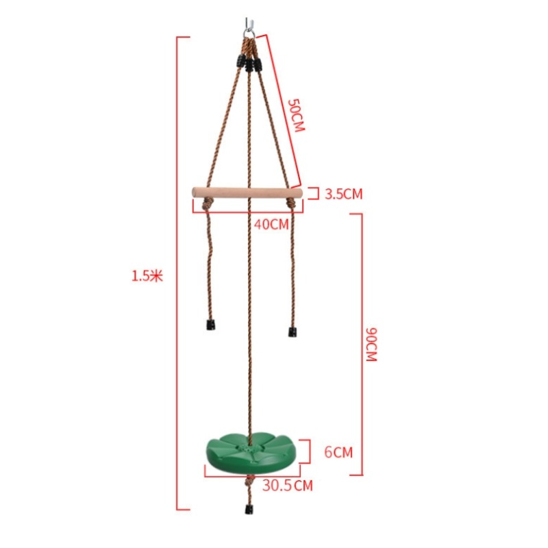 Ayunan Kelopak Ayunan Cakram B - Kids Outdoor Swing Chair ulasan dan harga