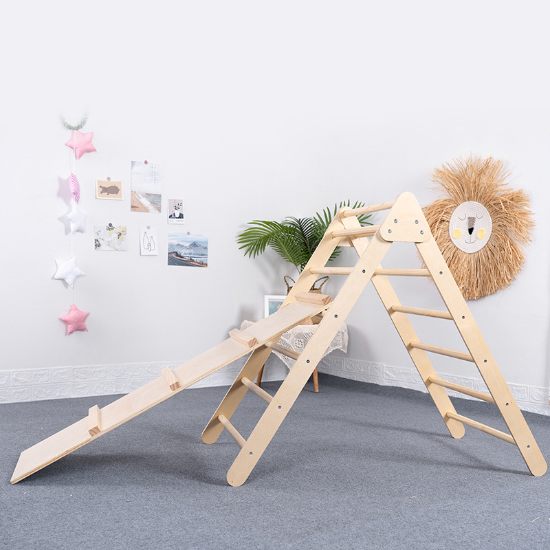 Papan Panjat Segitiga Kayu Lip - Kids Outdoor Wooden Playset ulasan dan harga