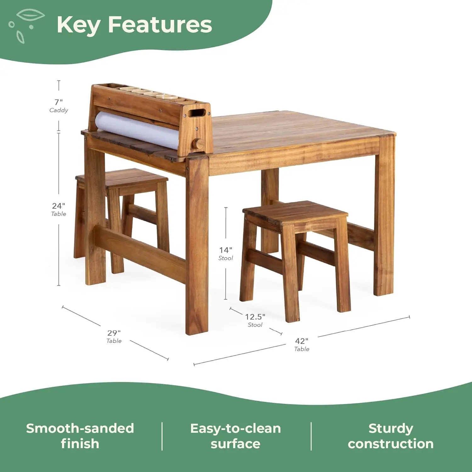 Set Meja dan Kursi Seni Luar R - Kids Outdoor Table And Chair Set ulasan dan harga