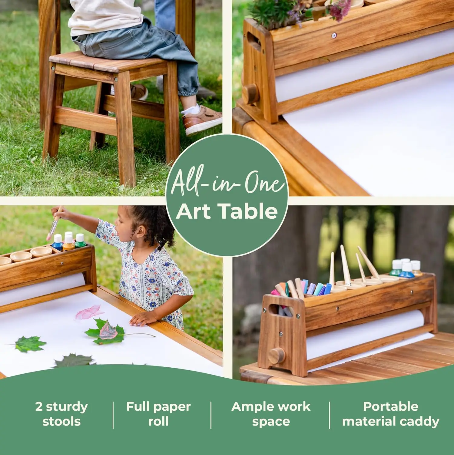 Set Meja dan Kursi Seni Luar R - Kids Outdoor Table And Chair Set ulasan dan harga