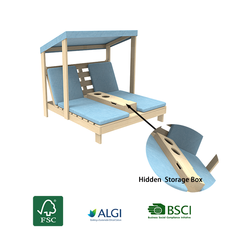 Sofa Lipat Kayu Anak untuk Lua - Kids Outdoor Lounge Furniture ulasan dan harga