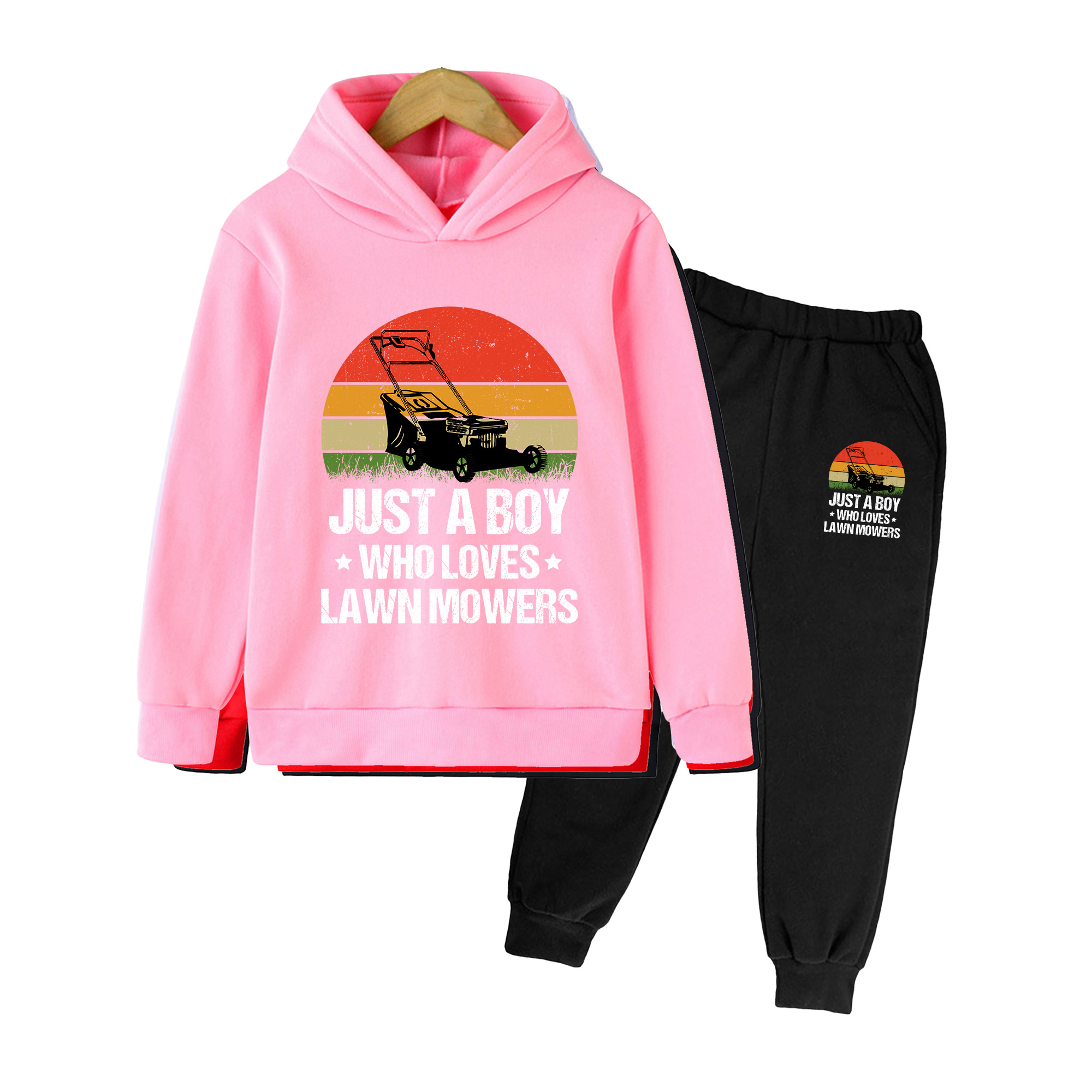 Setelan Hoodie dan Celana Anak - Kids Outdoor Lawn Mower ulasan dan harga
