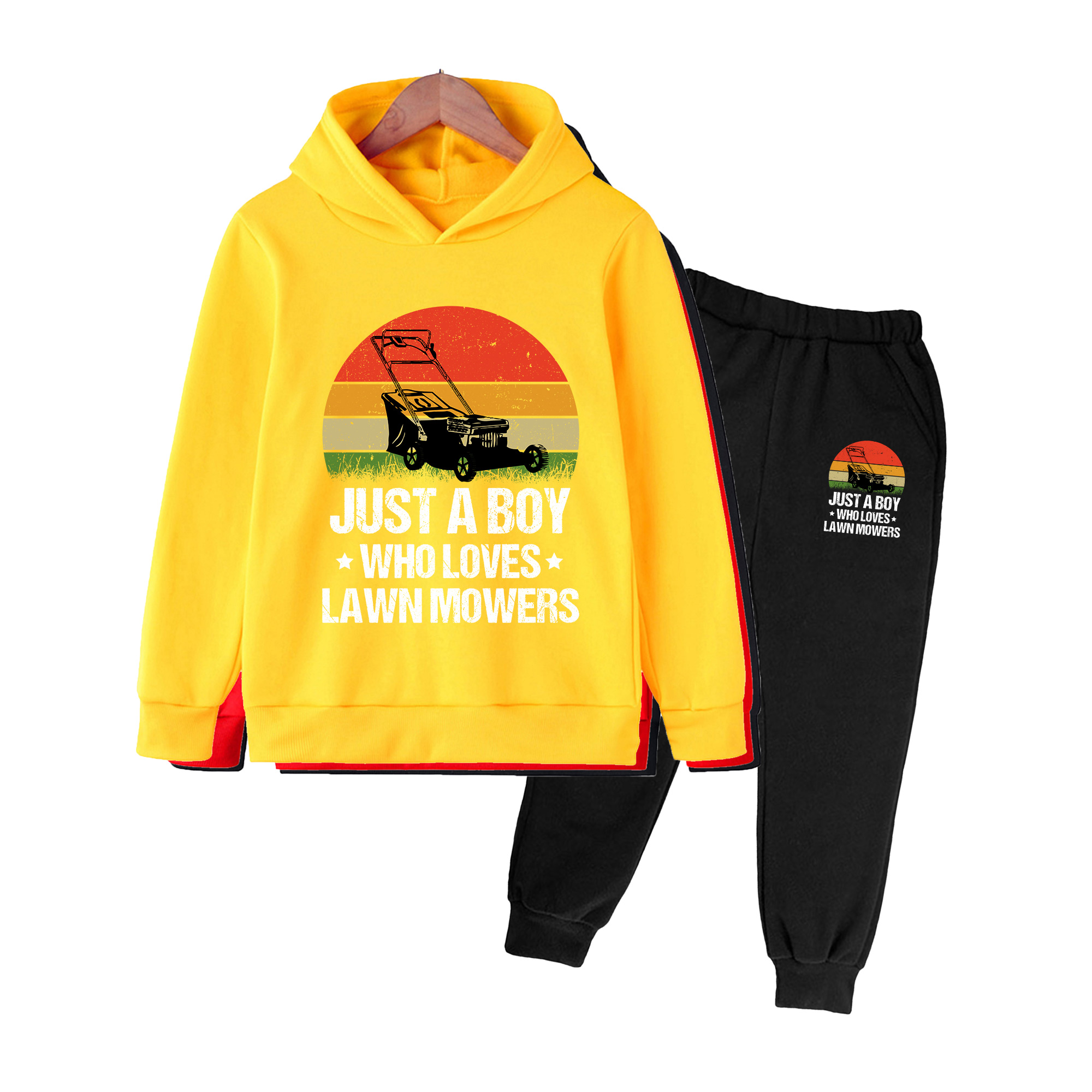 Setelan Hoodie dan Celana Anak - Kids Outdoor Lawn Mower ulasan dan harga