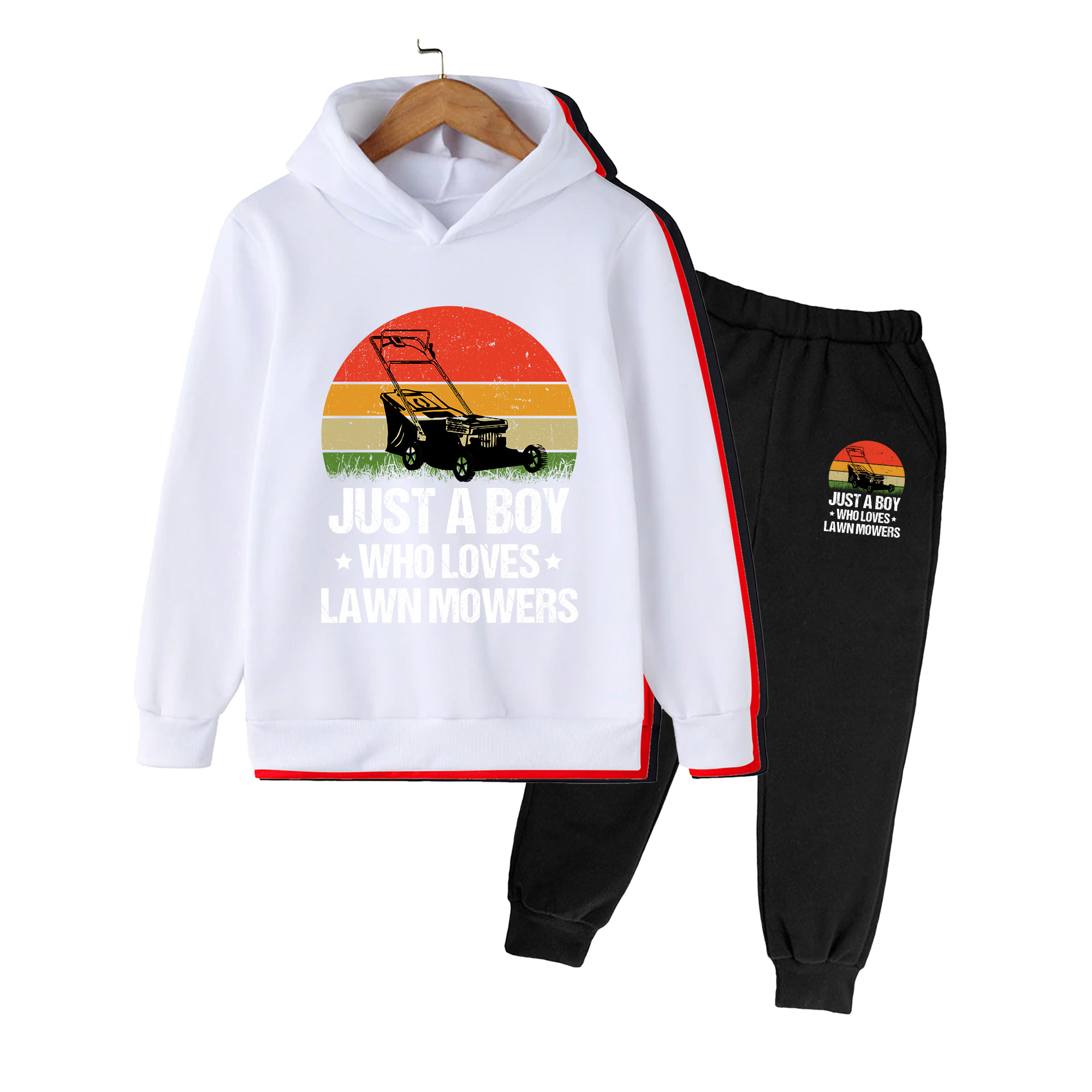 Setelan Hoodie dan Celana Anak - Kids Outdoor Lawn Mower ulasan dan harga
