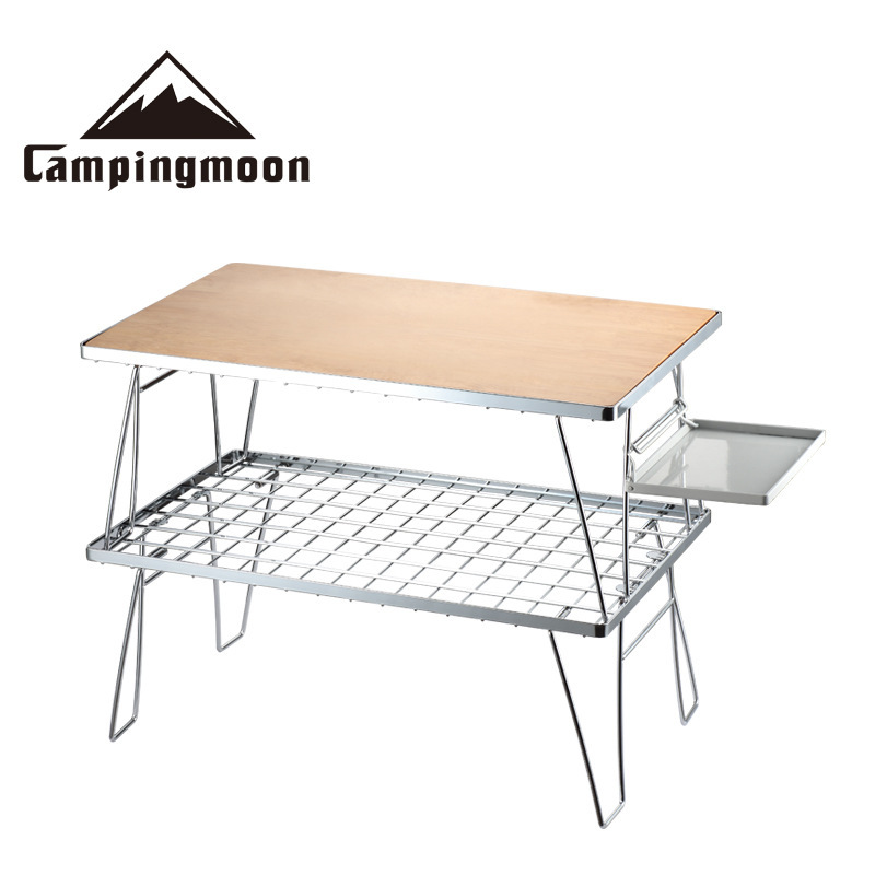 CAMPINGMOON T-2301 Meja Berkem - Kids Outdoor Wooden Table ulasan dan harga