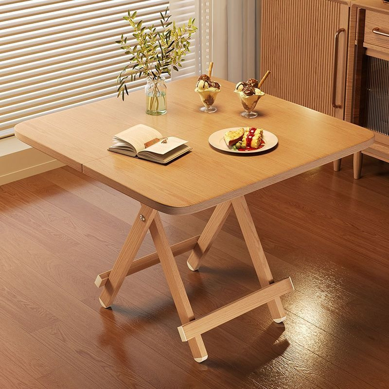 1 buah meja persegi lipat kayu - Kids Outdoor Wooden Table ulasan dan harga