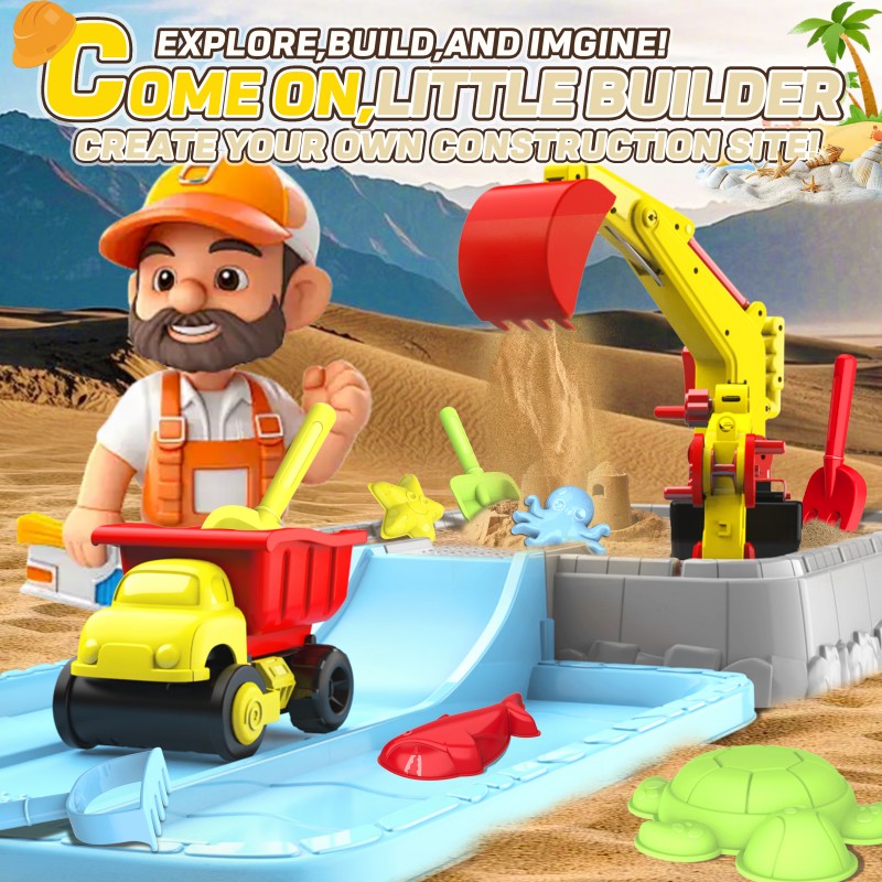 MQUDUO Set Mainan Truk Konstru - Kids Outdoor Dump Truck ulasan dan harga