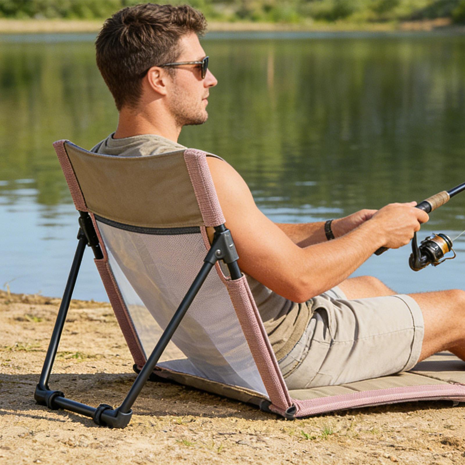 Kursi Pantai Lipat, Alas Santa - Kids Outdoor Lounge Furniture ulasan dan harga