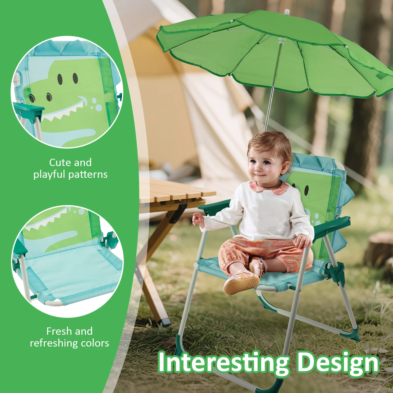 Kursi Pantai Lipat Anak dengan - Kids Outdoor Lounge Furniture ulasan dan harga