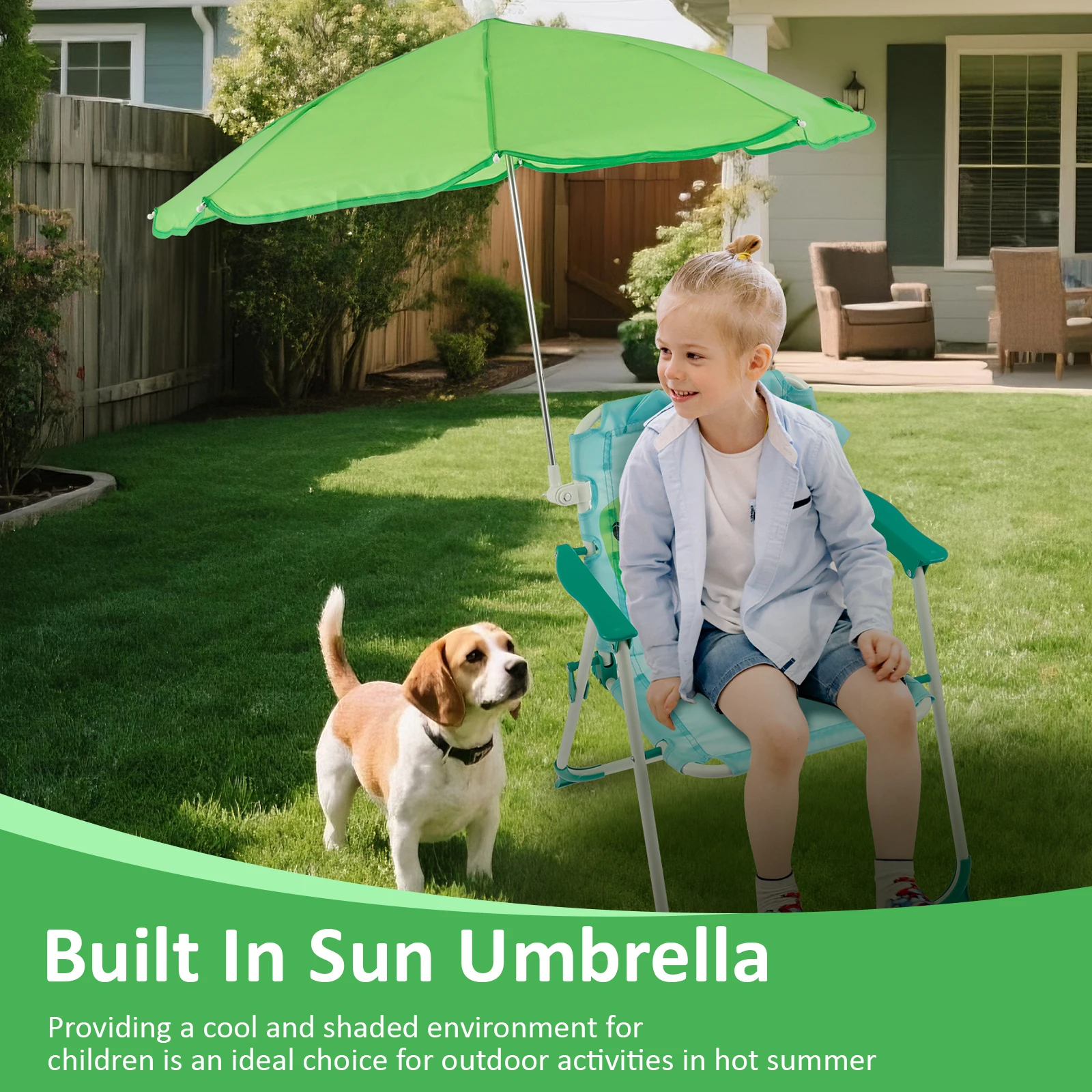 Kursi Pantai Lipat Anak dengan - Kids Outdoor Lounge Furniture ulasan dan harga