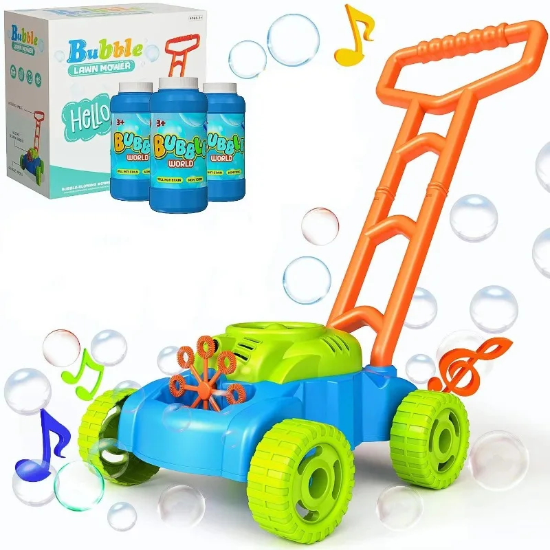Mainan keranjang gelembung lis - Kids Outdoor Lawn Mower ulasan dan harga