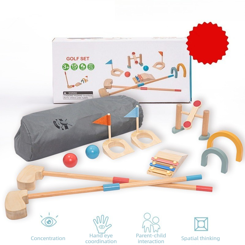 Set Bola Golf Anak-anak Kit Bo - Kids Outdoor Wooden Playset ulasan dan harga