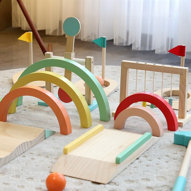 Set Bola Golf Anak-anak Kit Bo - Kids Outdoor Wooden Playset ulasan dan harga
