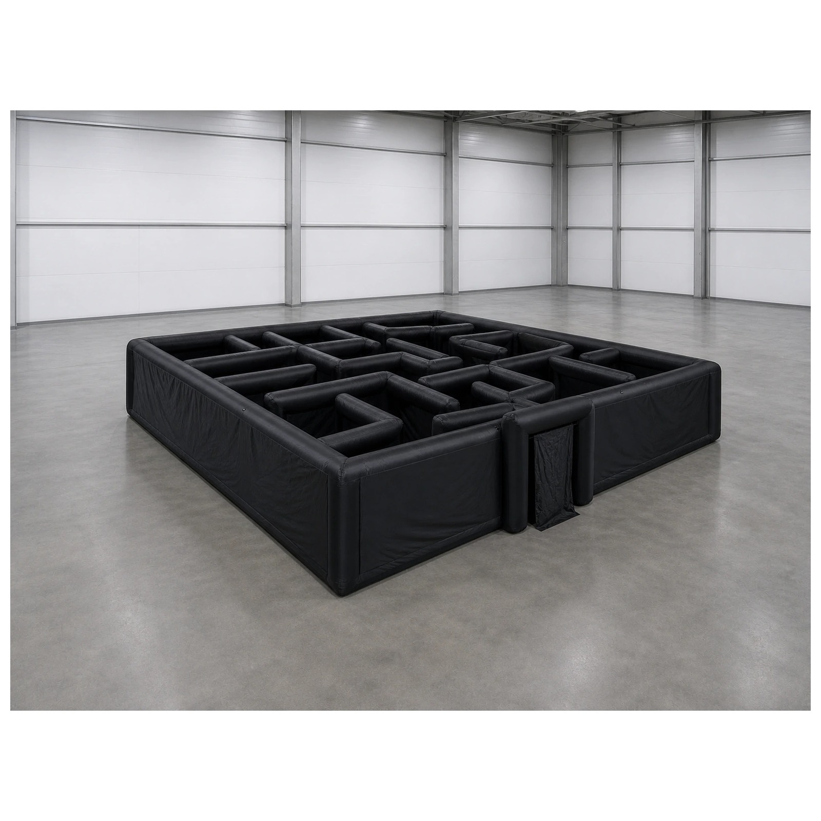 Labirin Tiup Hitam Polos Ukura - Kids Outdoor Games ulasan dan harga