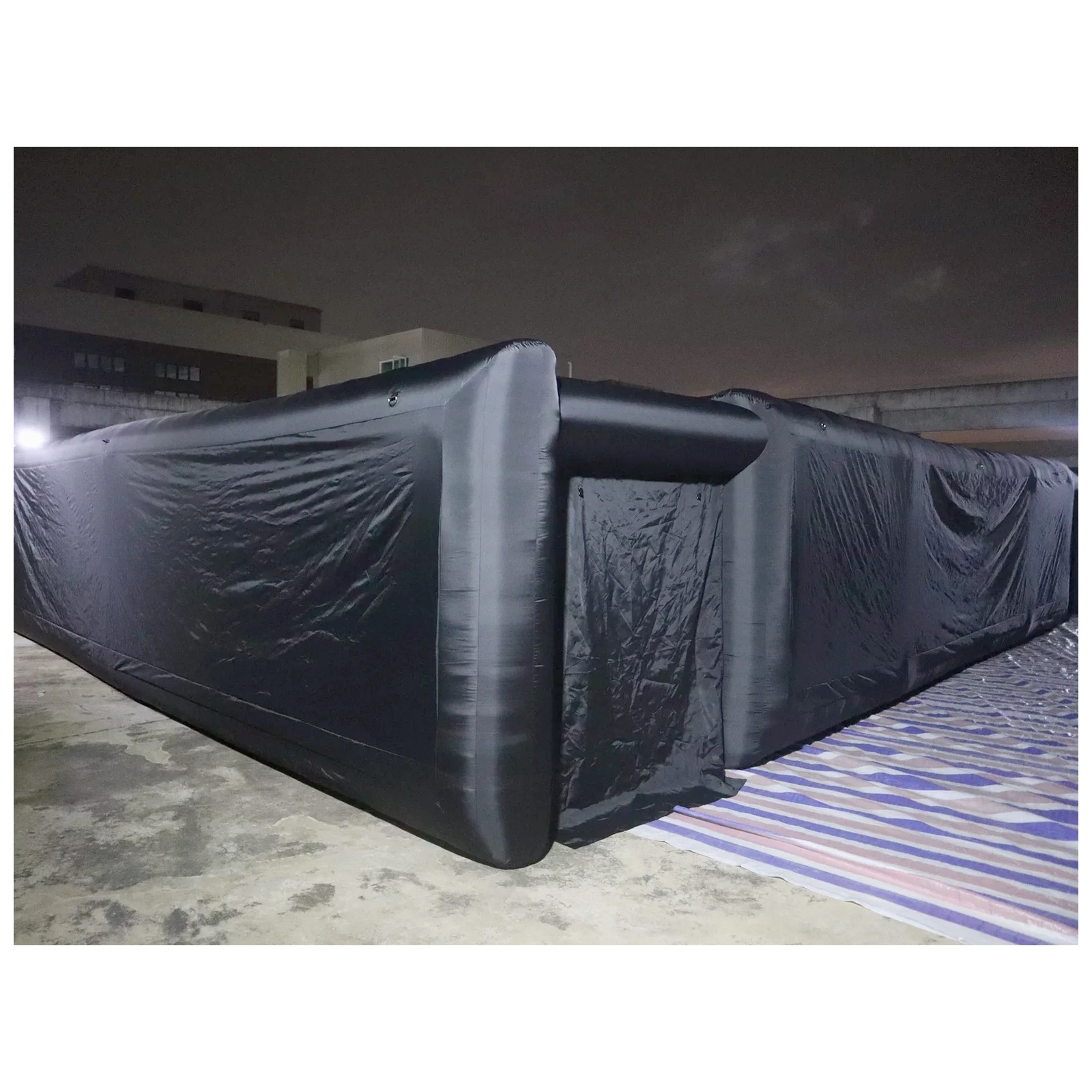 Labirin Tiup Hitam Polos Ukura - Kids Outdoor Games ulasan dan harga