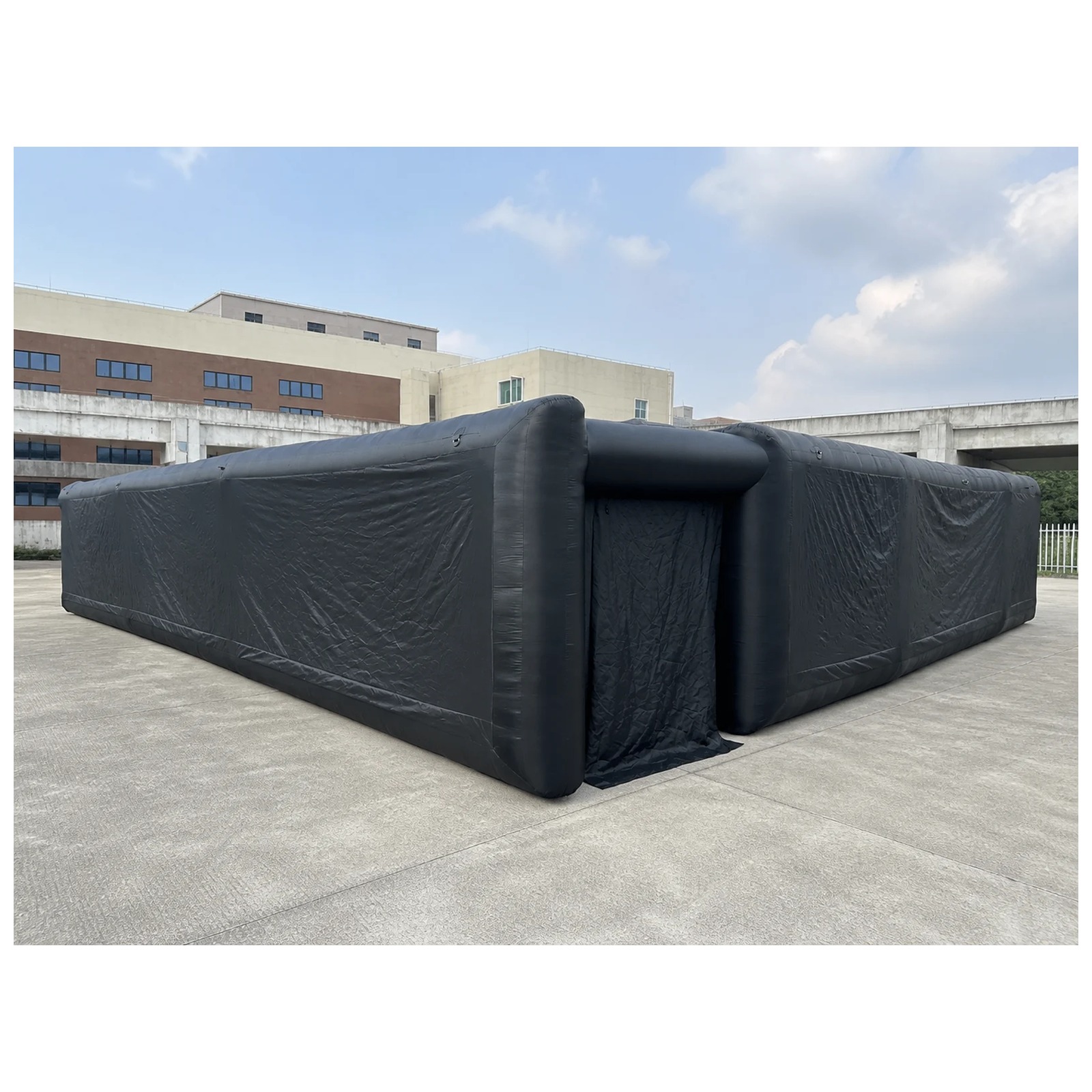 Labirin Tiup Hitam Polos Ukura - Kids Outdoor Games ulasan dan harga
