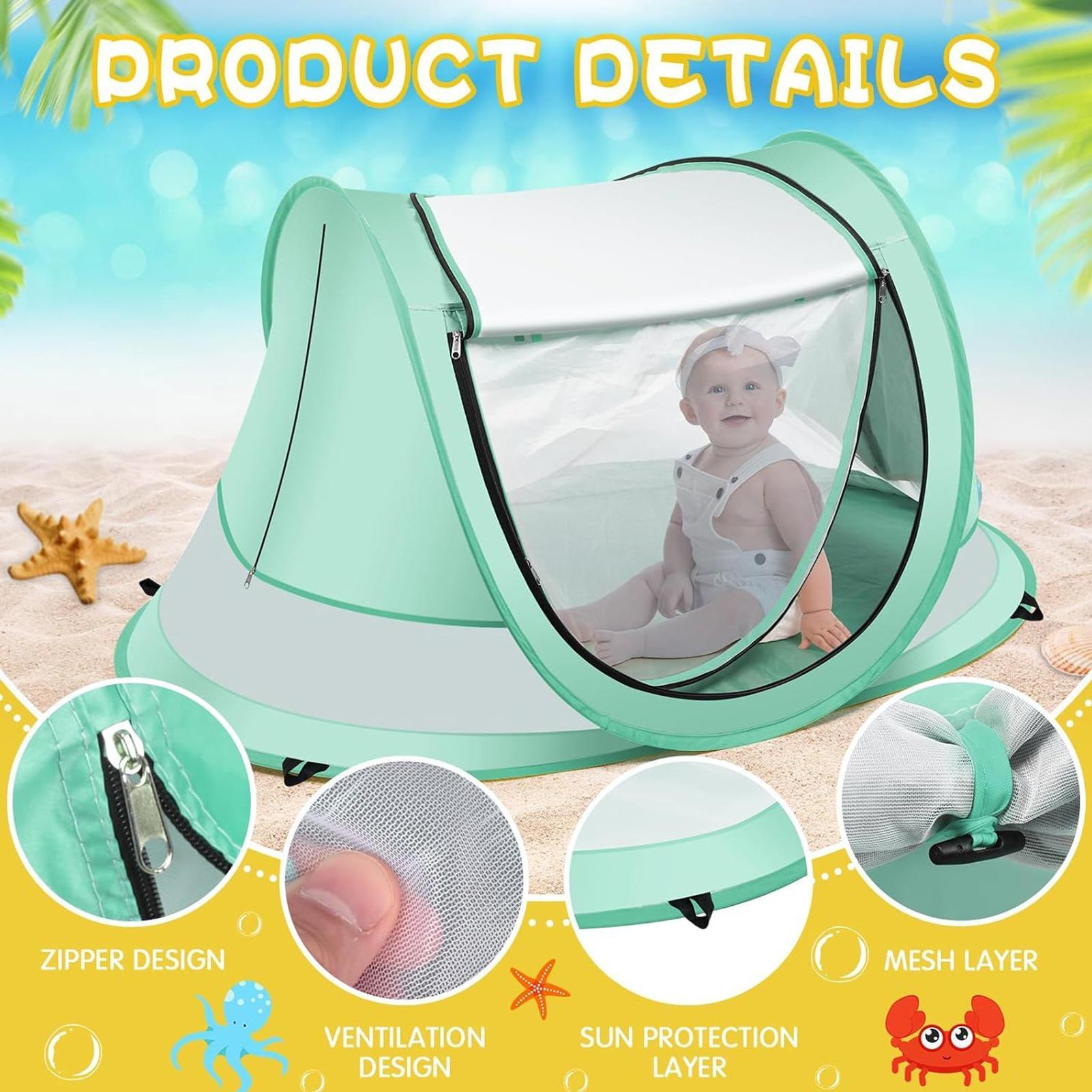 Tenda Pantai Anak UPF 50 Kanop - Kids Outdoor Tent ulasan dan harga