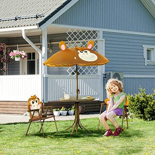 Set Meja dan Kursi Anak Meja P - Kids Outdoor Table And Chair Set ulasan dan harga