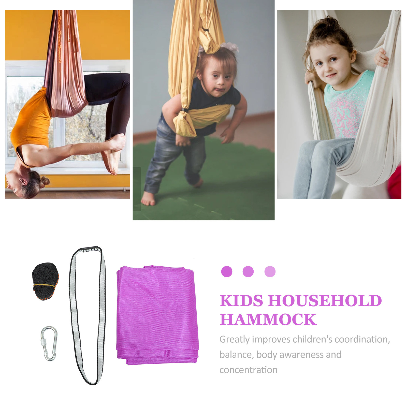 1Set Tempat Tidur Gantung Yoga - Kids Outdoor Hammock Swing ulasan dan harga