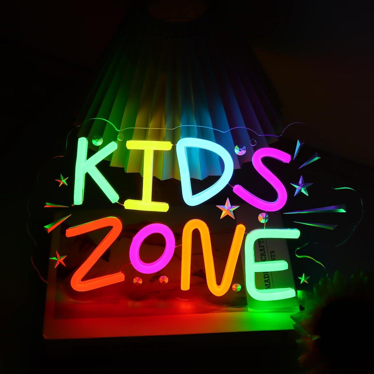 Lampu Dinding Seni Neon Zona A - Kids Outdoor Zone ulasan dan harga
