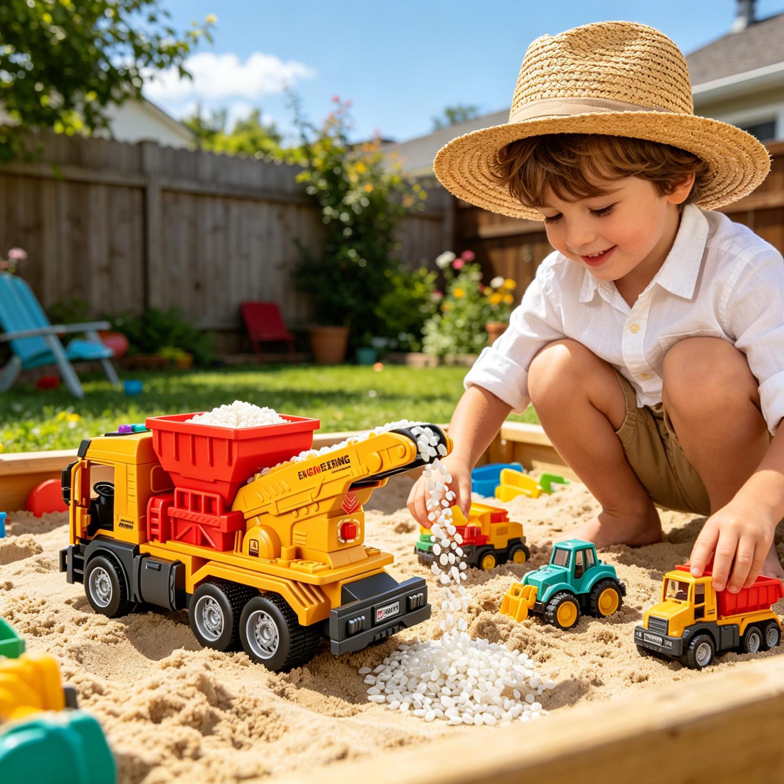 Truk Sampah Listrik Mainan den - Kids Outdoor Dump Truck ulasan dan harga
