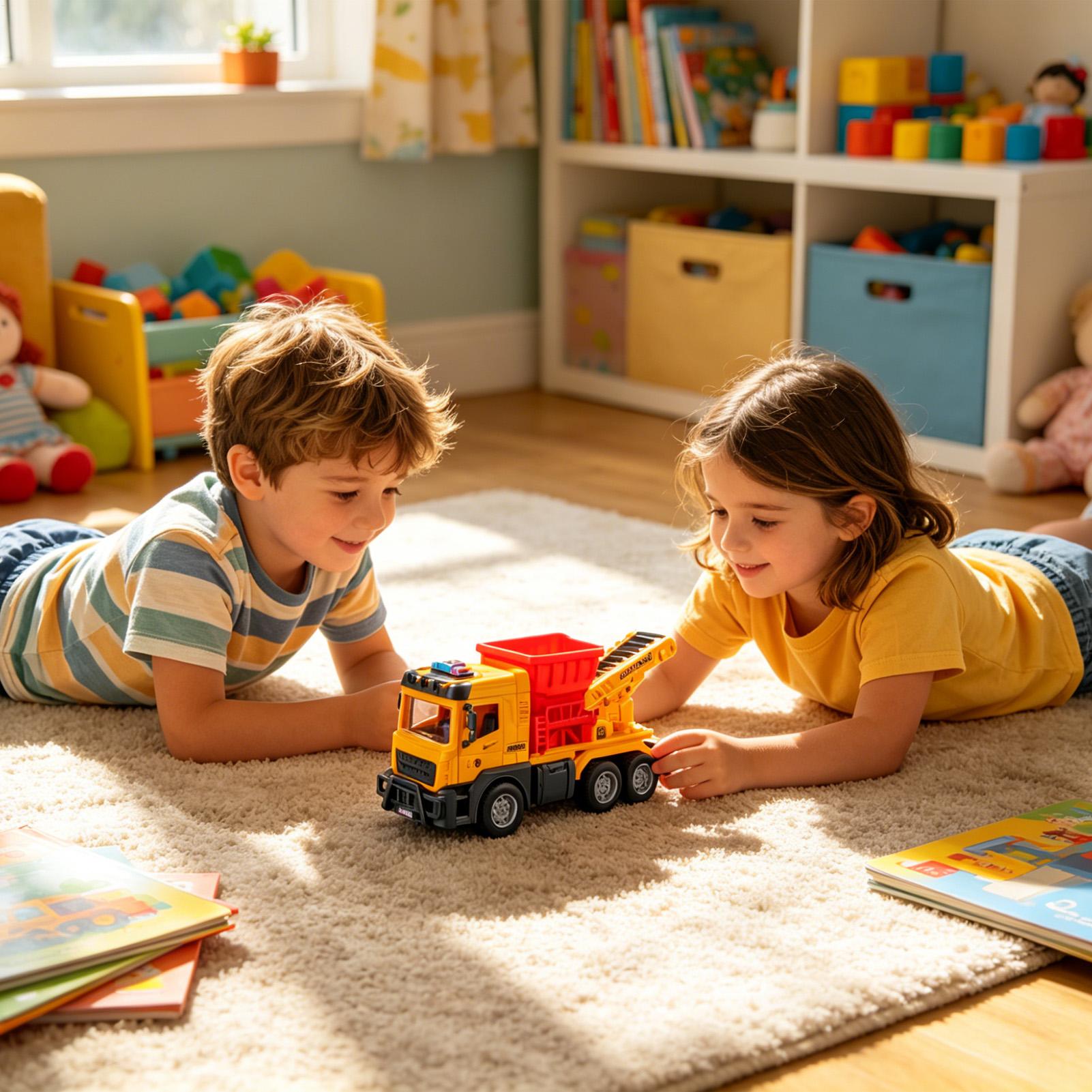 Truk Sampah Listrik Mainan den - Kids Outdoor Dump Truck ulasan dan harga