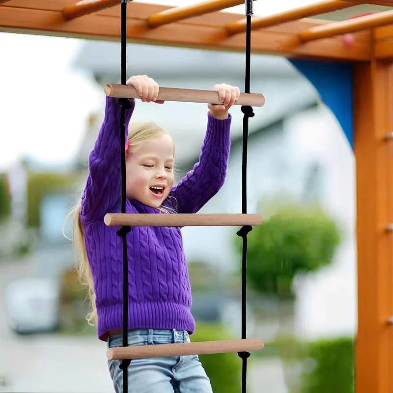 Tangga Tali Panjat Anak, Ayuna - Kids Outdoor Wooden Playset ulasan dan harga