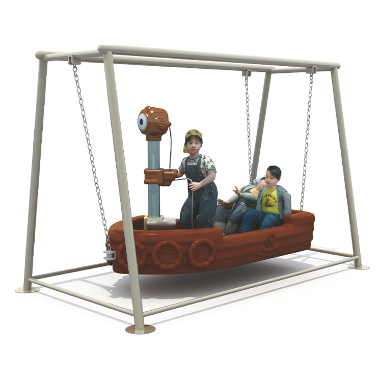 Kursi Ayun Bentuk Kapal Bajak  - Kids Outdoor Swing Chair ulasan dan harga
